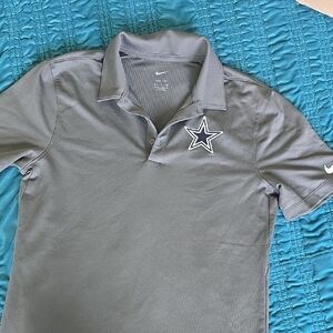Nike Gray Polo Shirt Classic Design